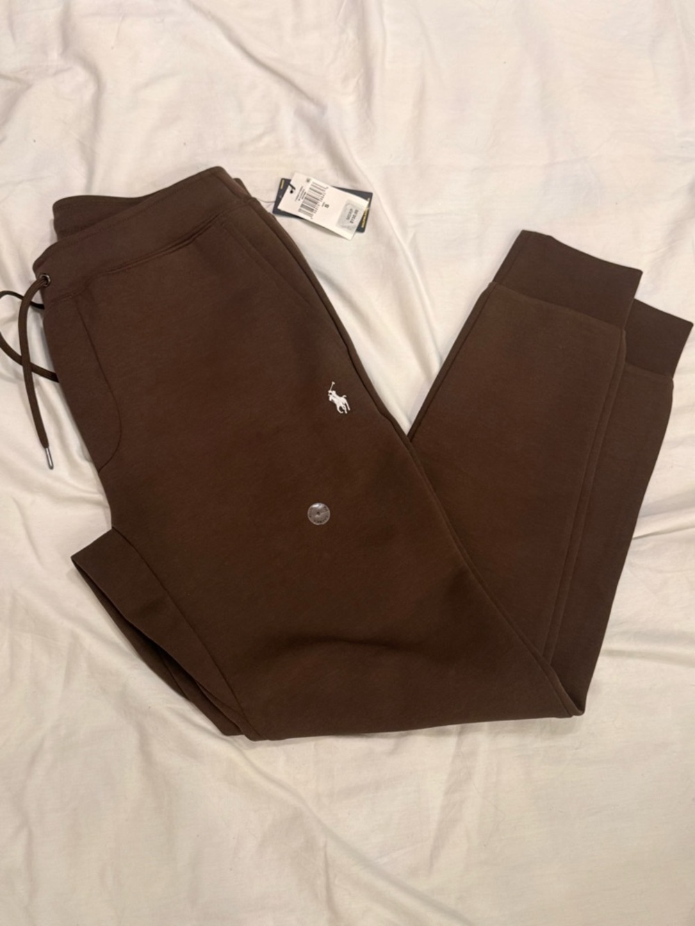 Polo Ralph Lauren Brown Polo Joggers Sweatpants NWT Men’s Small